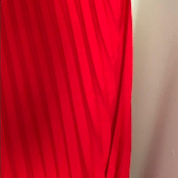 Red pleated skirt - Picture 8 of 11